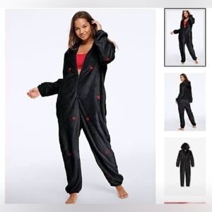 Black Victoria Secret PINK Teddy Onesies